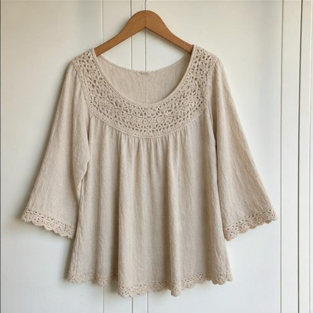 Olive V Neck Top